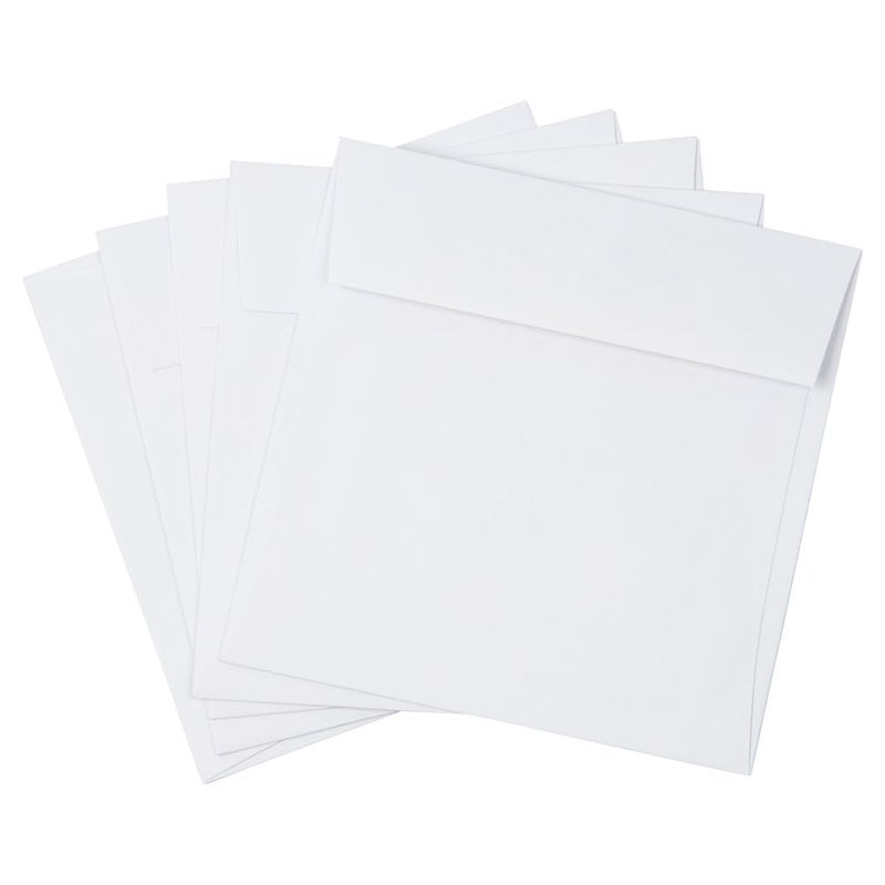 JAM PAPER 4.5 x 4.5 Square Invitation Envelopes - White - 100/Pack - Image 4